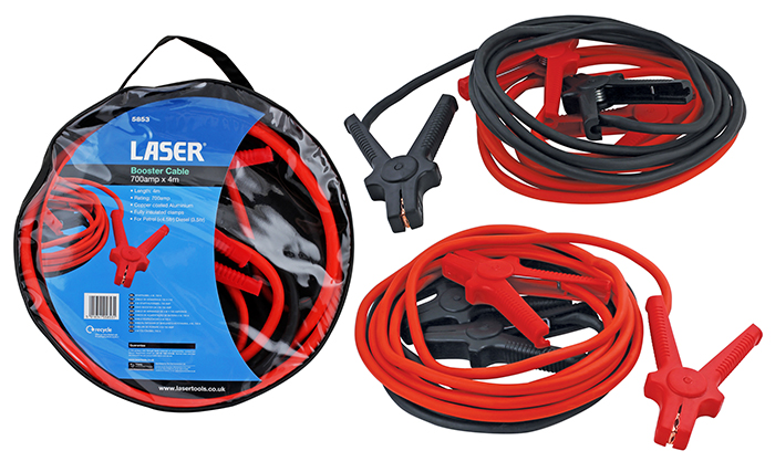High quality booster cables from Laser Tools