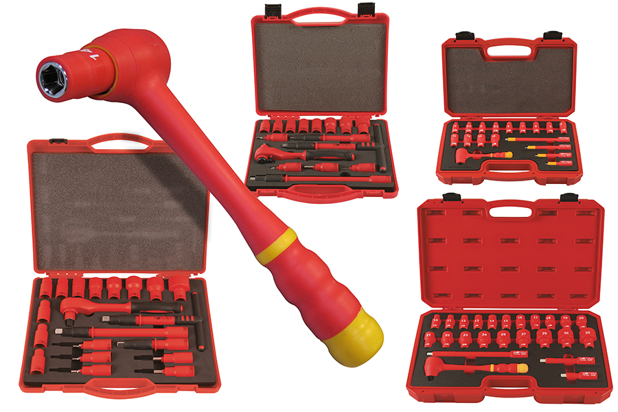 GS and VDE certificated insulated socket sets