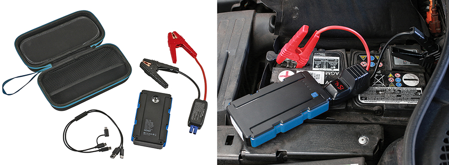 Amazingly compact multi-function jump start power pack 
