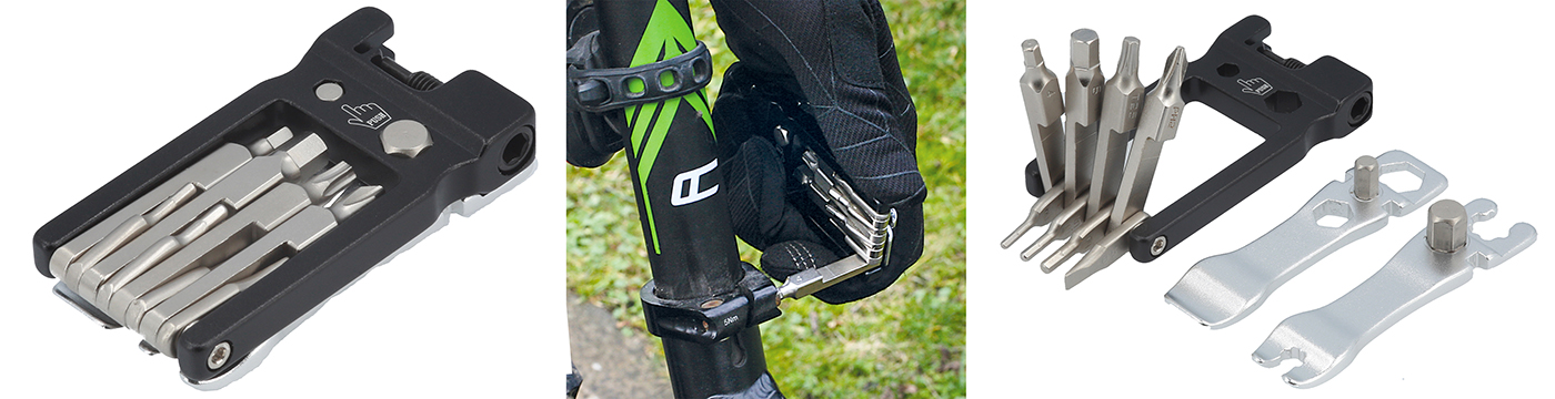 New in the Laser Tools Racing bike tool range: lightweight alloy folding tool kit