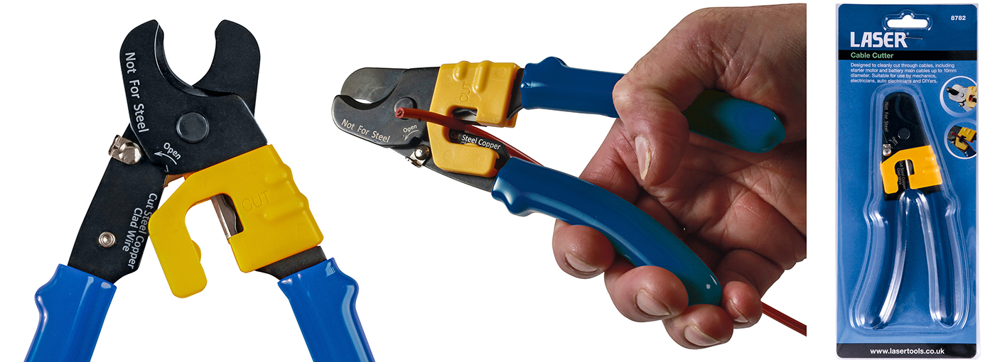 Sturdy and versatile twin-jaw cable cutters 