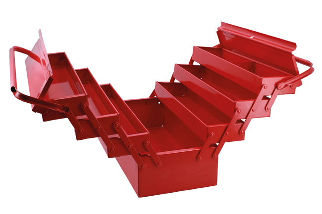 Metal cantilever toolbox
