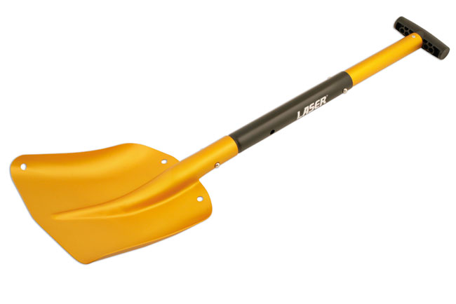 Laser Tools Snow Shovel an essential winter piece of kit. Collapsible and comes with handy storage bag.