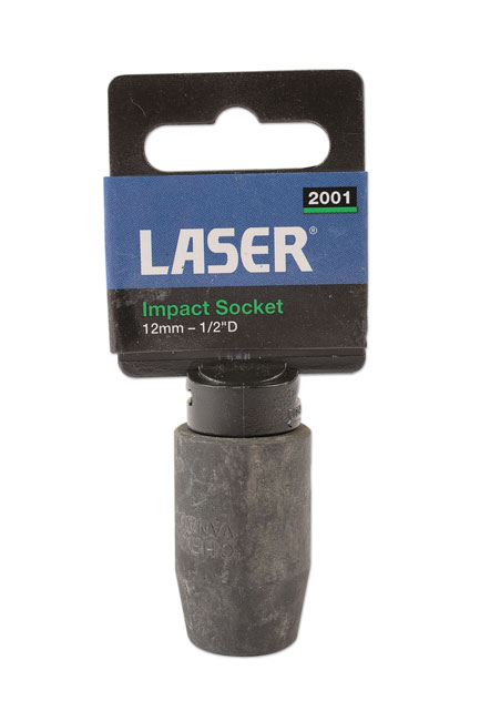 Laser Tools 2001 Impact Socket 1/2"D 12mm
