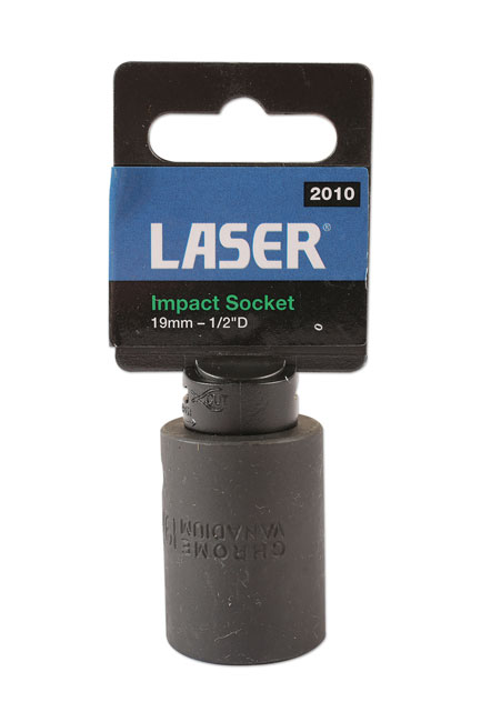 Laser Tools 2010 Impact Socket 1/2"D 19mm
