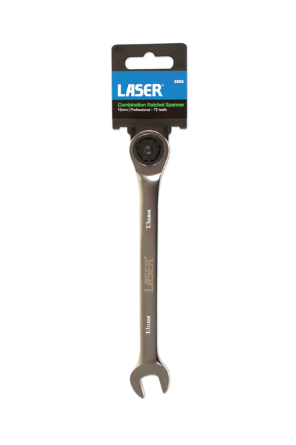 Laser Tools 2682 Ratchet Combination Spanner 13mm