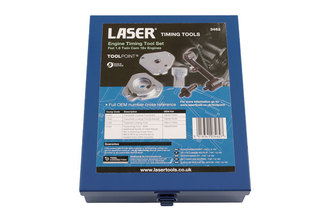 Laser Tools 3462 Engine Timing Set - for Fiat 1.6 16v