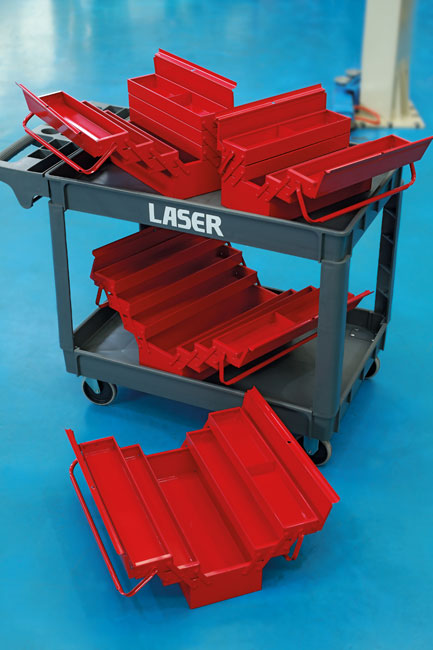 Laser Tools 3487 Tool Box - 7 Tray 525mm (21")