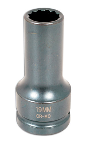Laser Tools 4559 Cylinder Head Impact Socket 3/4"D 19mm