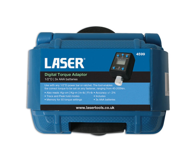 Laser Tools 4599 Digital Torque Adaptor 1/2"D