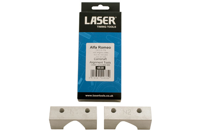 Laser Tools 4838 Camshaft Alignment Blocks - for Alfa Romeo
