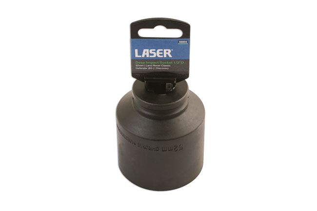Laser Tools 4884 Hub Nut Socket 1/2"D 52mm