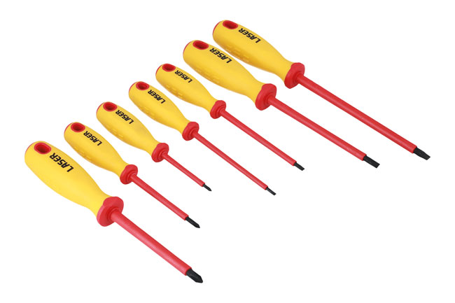 Laser Tools 5986 Insulated Screwdriver Set 7pc