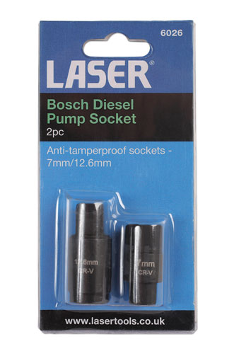 Laser Tools 6026 Bosch Diesel Pump Socket 2pc
