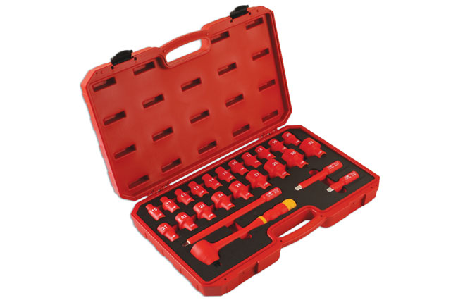 Laser Tools 6147 Insulated Socket Set 1/2"D 24pc