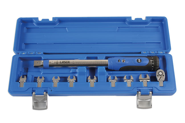 Laser Tools 6167 Torque Wrench 1/4"D - 9 Heads
