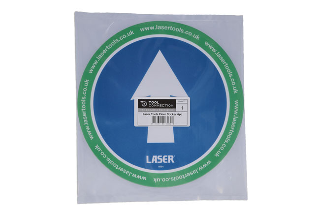 Laser Tools 61703 Laser Tools Floor Sticker Arrow Direction 6pc x 2