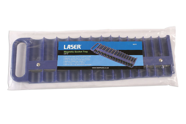 Laser Tools 6210 Magnetic Socket Tray - 3/8"D