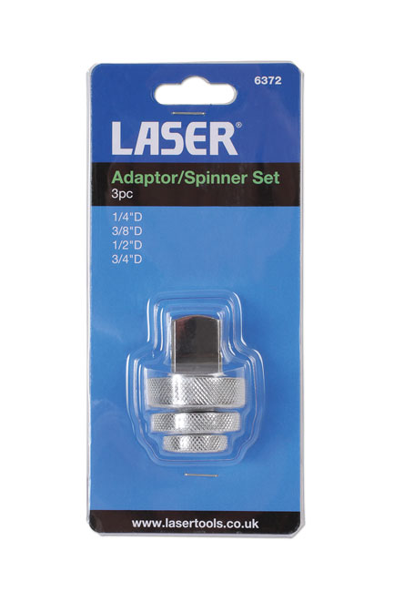 Laser Tools 6372 Convertor & Spinner Set 3pc