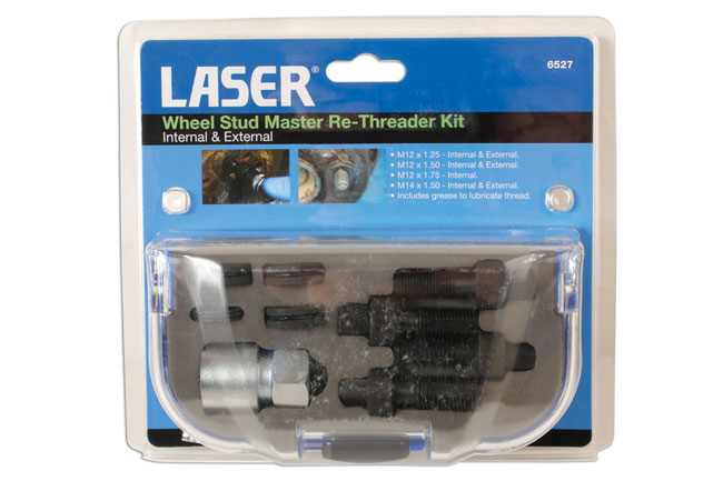 Laser Tools 6527 Wheel Stud Master Re-Threader Kit