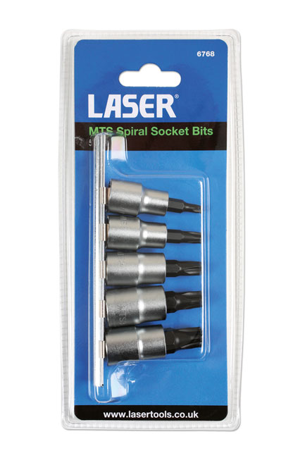 Laser Tools 6768 Mortorq Socket Bit Set 3/8"D 5pc