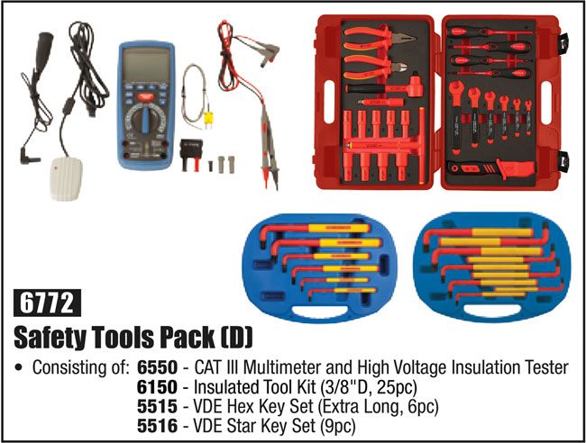 Laser Tools 6772 Hybrid Tools Safety Pack