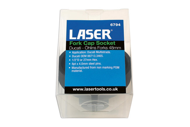 Laser Tools 6794 Fork Cap Socket 48mm - for Ohlins Forks