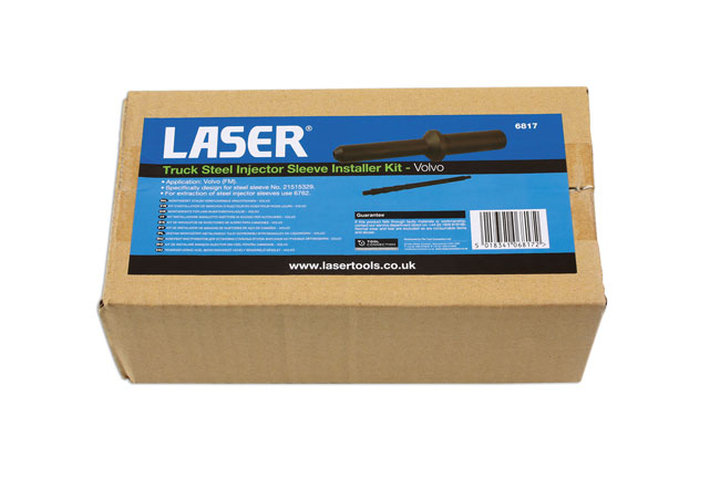 Laser Tools 6817 Truck Steel Injector Sleeve Installer Kit - for Volvo