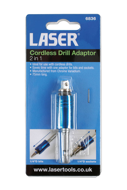 Laser Tools 6836 Cordless Drill Adaptor 2-in-1