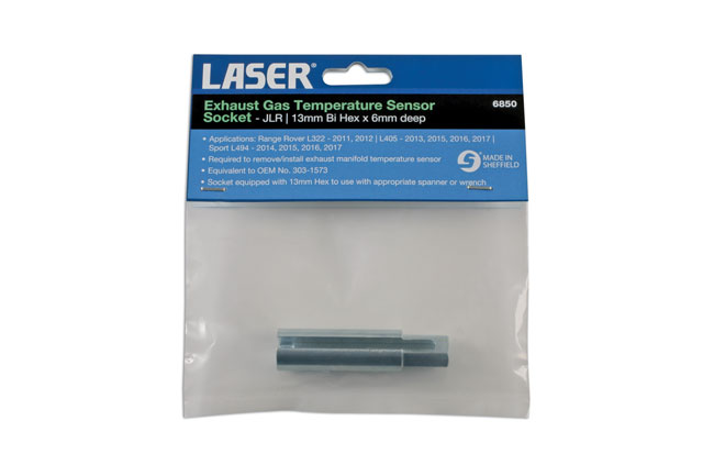 Laser Tools 6850 Exhaust Gas Temperature Sensor Socket - for JLR