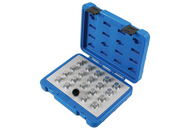 Laser Tools 6861 Locking Wheel Nut Key Set 20pc - for Vauxhall, Opel
