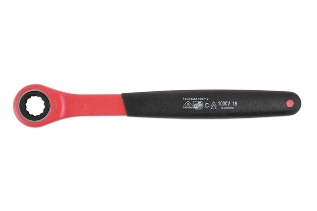 Laser Tools 6882 Insulated Ratchet Ring Spanner 12mm