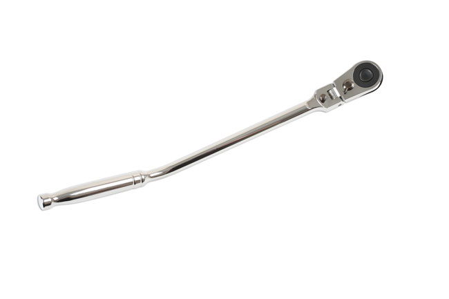 Laser Tools 7065 Low Profile Flexi-Head Ratchet with Cranked Handle 3/8"D