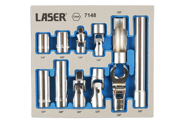 Laser Tools 7148 Master Socket Set 13mm 11pc