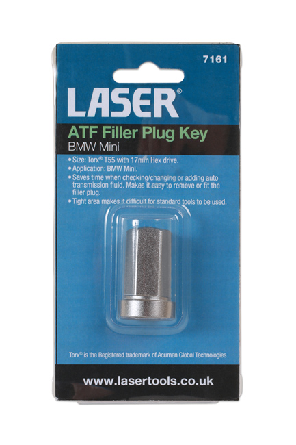 Laser Tools 7161 ATF Filler Plug Key - for BMW MINI