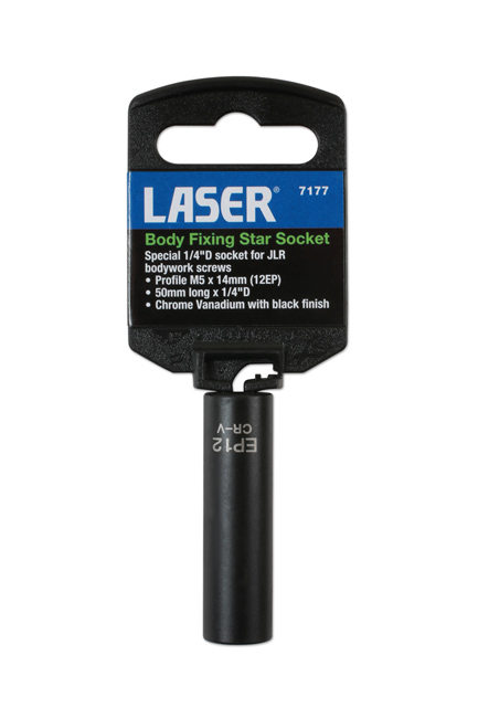 Laser Tools 7177 Body Fixing Socket 1/4"D - for JLR