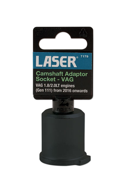 Laser Tools 7179 Camshaft Adaptor Socket - VAG