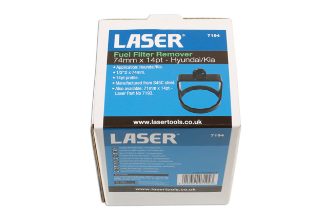 Laser Tools 7194 Fuel Filter Remover 1/2"D 74mm