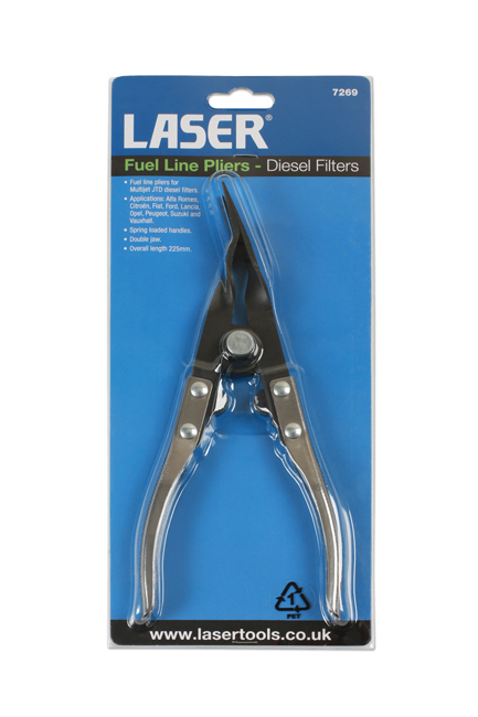 Laser Tools 7269 Fuel Line Pliers - for Diesel Filters