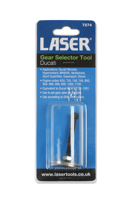 Laser Tools 7274 Gear Selector Tool - for Ducati