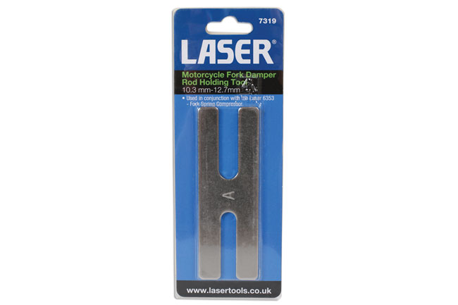 Laser Tools 7319 Motorcycle Fork Damper Rod Holding Tool 10.3mm / 12.7mm