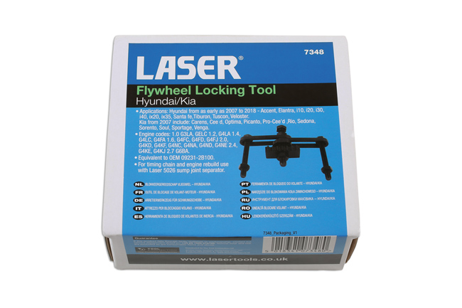 Laser Tools 7348 Flywheel Locking Tool - for Hyundai, Kia