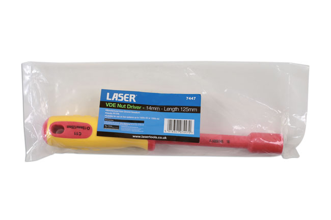 Laser Tools 7447 VDE Nut Driver 14mm