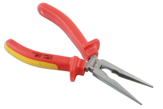 Laser Tools 7469 Insulated Long Nose Pliers 200mm