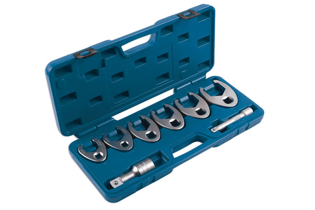 Laser Tools 7476 Crows Foot Wrench Set 1/2"D, 3/4"D 8pc