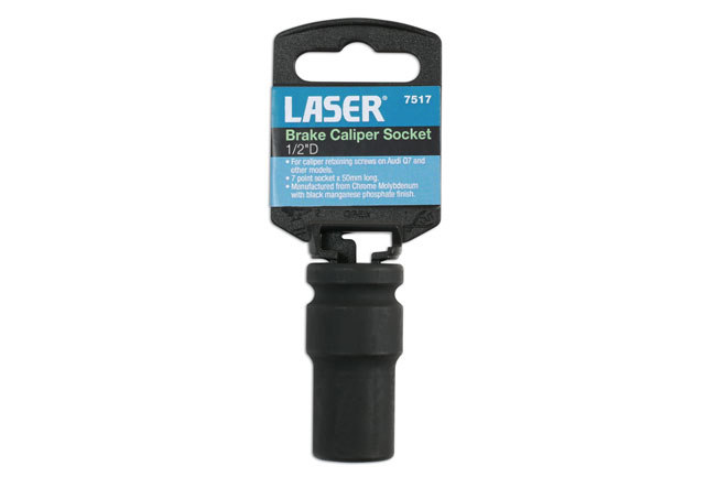 Laser Tools 7517 Brake Caliper Socket 1/2"D 14mm