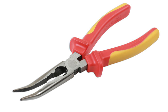 Laser Tools 7570 Insulated Bent Nose Pliers 200mm