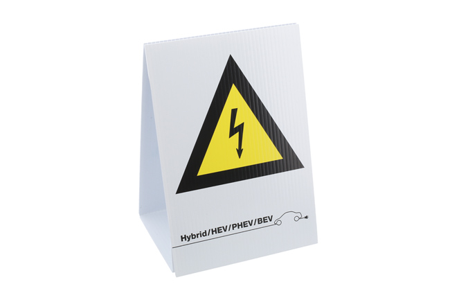 Laser Tools 7574 High Voltage Sign (Double Sided)