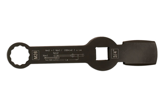 Laser Tools 7641 Brake Caliper Wrench 26mm - for DAF, CF