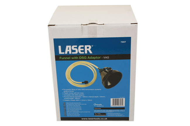 Laser Tools 7697 Funnel with DSG Adaptor - for VAG